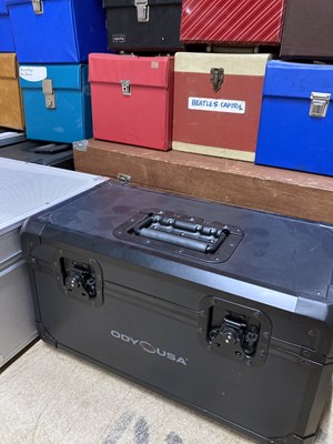 Lot 600 - 34 7" RECORD STORAGE BOXES