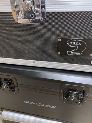 Lot 600 - 11 RECORD/CD STRONG STORAGE BOXES.