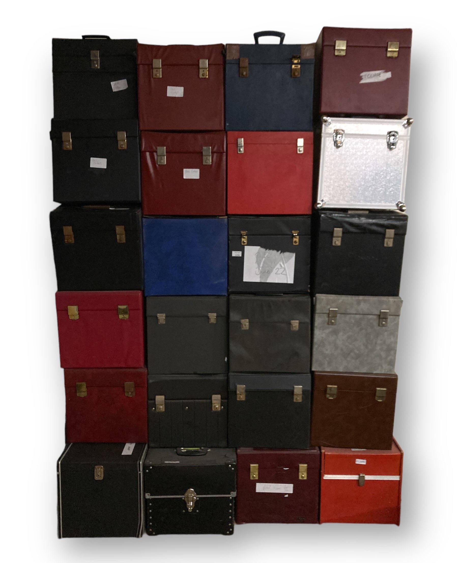 Lot 600 24 LP RECORD STORAGE CASES