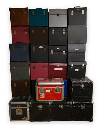 Lot 600 - 25 LP RECORD STORAGE BOXES & MORE.