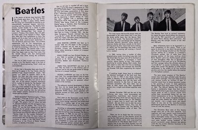 Lot 107 - THE BEATLES - 1964 CHRISTMAS SHOW PROGRAMME AND TICKET.