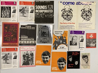 Lot 163 - 1960S EPHEMERA OWNED BY ALAN HOLMES OF SOUNDS INCORPORATED INC PHOTOS, TICKETS, PROGRAMMES.