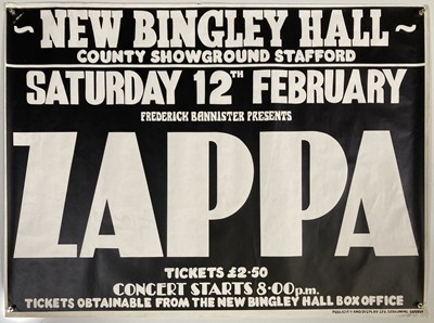 Lot 154 - FRANK ZAPPA - 1977 CONCERT POSTER.