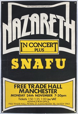 Lot 155 - NAZARETH - 1970S CONCERT POSTERS.