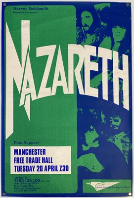 Lot 155 - NAZARETH - 1970S CONCERT POSTERS.