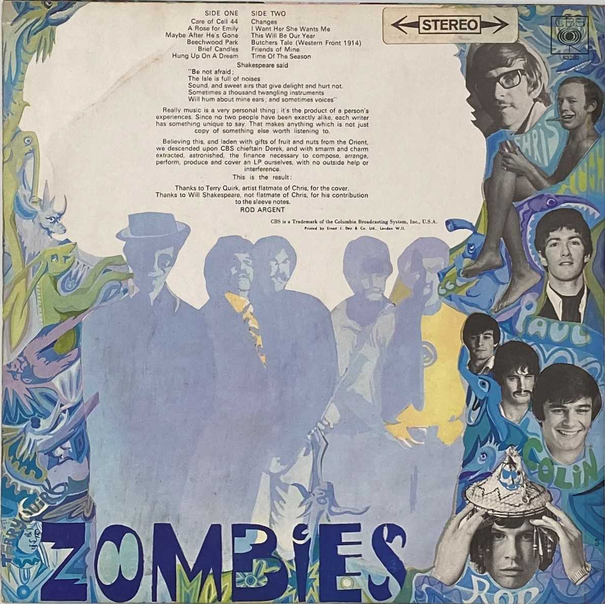 Lot 45 - THE ZOMBIES - ODESSEY AND ORACLE LP (ORIGINAL