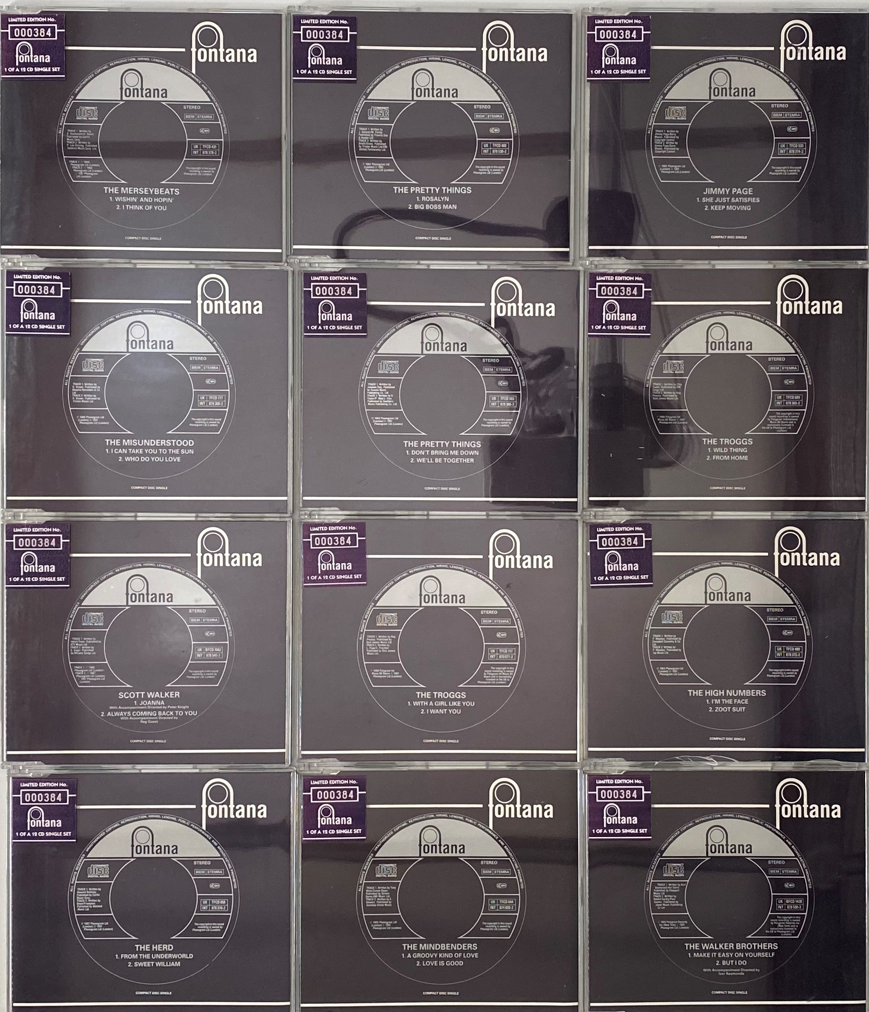 Lot 627 FONTANA RECORDS THE FONTANA SINGLES 7