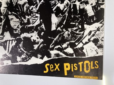 Lot 572 - THE SEX PISTOLS - HOLIDAYS IN THE SUN ORIGINAL POSTER.