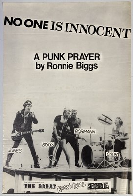 Lot 573 - SEX PISTOLS - GREAT ROCK AND ROLL SWINDLE ORIGINAL POSTER.