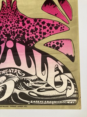 Lot 158 - TRAFFIC - AN ORIGINAL 1967 POSTER FOR THE SAVILLE THEATRE, DESIGN BY HAPSHASH AND THE COLOURED COAT.