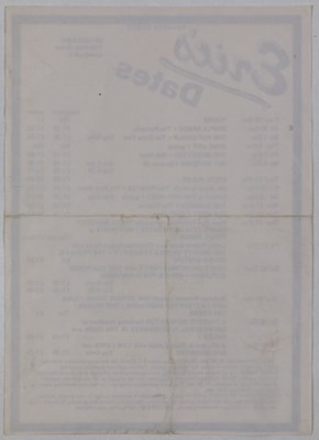 Lot 426 - JOY DIVISION - AN ORIGINAL HANDBILL FOR ERIC'S, LIVERPOOL.