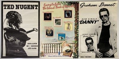 Lot 169 - ROCK / POST PUNK ARTISTS POSTERS - STIFF RECORDS ETC.