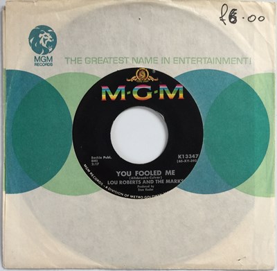 Lot 115 - LOU ROBERTS - YOU FOOLED ME/ GETTIN' READY 7" (US SOUL - MGM K13347)