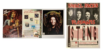 Lot 174 - PROMO/CONCERT POSTERS - SMALL FACES/BOB MARLEY.