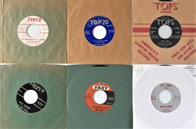 Lot 52 - MIXED GENRE - ROCKABILLY / ROCK N ROLL / R&B / SOUL / COUNTRY - 7" PACK