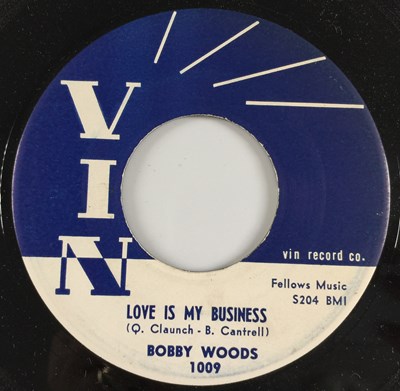 Lot 54 - VIN LABEL - BOBBY WOODS - LOVE IS MY BUSINESS.