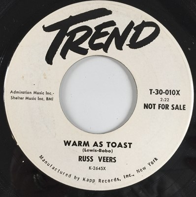 Lot 60 - RUSS VEERS - WARM AS TOAST - TREND T-30-010X - PROMO