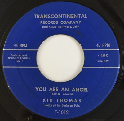 Lot 63 - KID THOMAS - YOU ARE AN ANGEL 7" (T-1012)