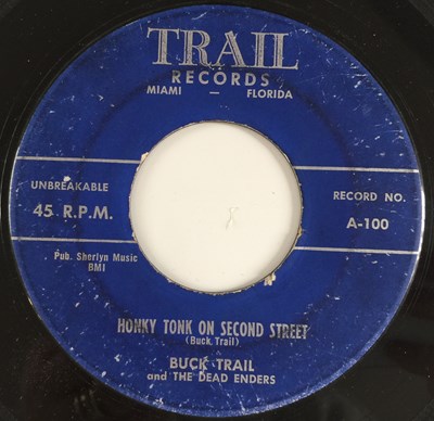 Lot 68 - BUCK TRAIL - HONKY TONK ON SECOND STREET / BENEATH MIAMI SKIES (TRAIL RECORDS No. 100)