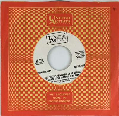 Lot 76 - THE CRYSTALS - ARE YOU TRYING TO GET RID OF ME BABY (UA 994, PROMO)