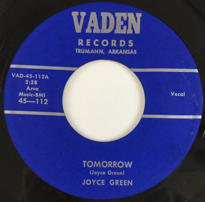 Lot 77 - JOYCE GREEN - TOMORROW / BLACK CADILLAC (VADEN RECORDS - 45-112)