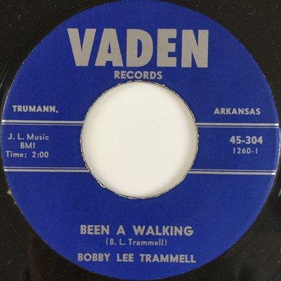Lot 78 - BOBBY LEE TRAMMELL - BEEN A WALKING / HI HO SILVER (VADEN RECORDS 45-304)