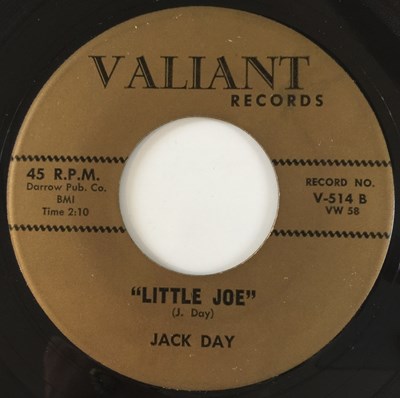 Lot 89 - JACK DAY - DON'T CRY / LITTLE JOE (VALIANT RECORDS No. V-514)