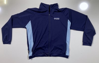 Lot 480 - OASIS - OFFICIAL UNDERWORLD MADE TRACKSUIT TOP.