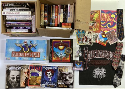 Lot 93 - GRATEFUL DEAD BOOKS AND MEMORABILIA.