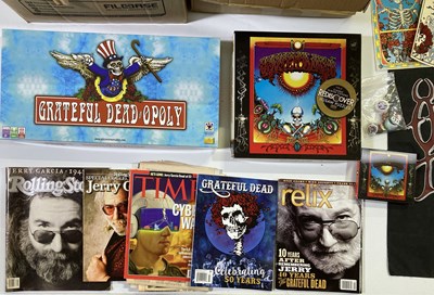 Lot 93 - GRATEFUL DEAD BOOKS AND MEMORABILIA.