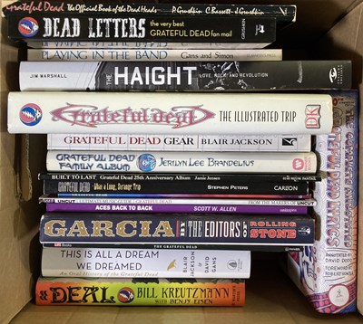 Lot 93 - GRATEFUL DEAD BOOKS AND MEMORABILIA.