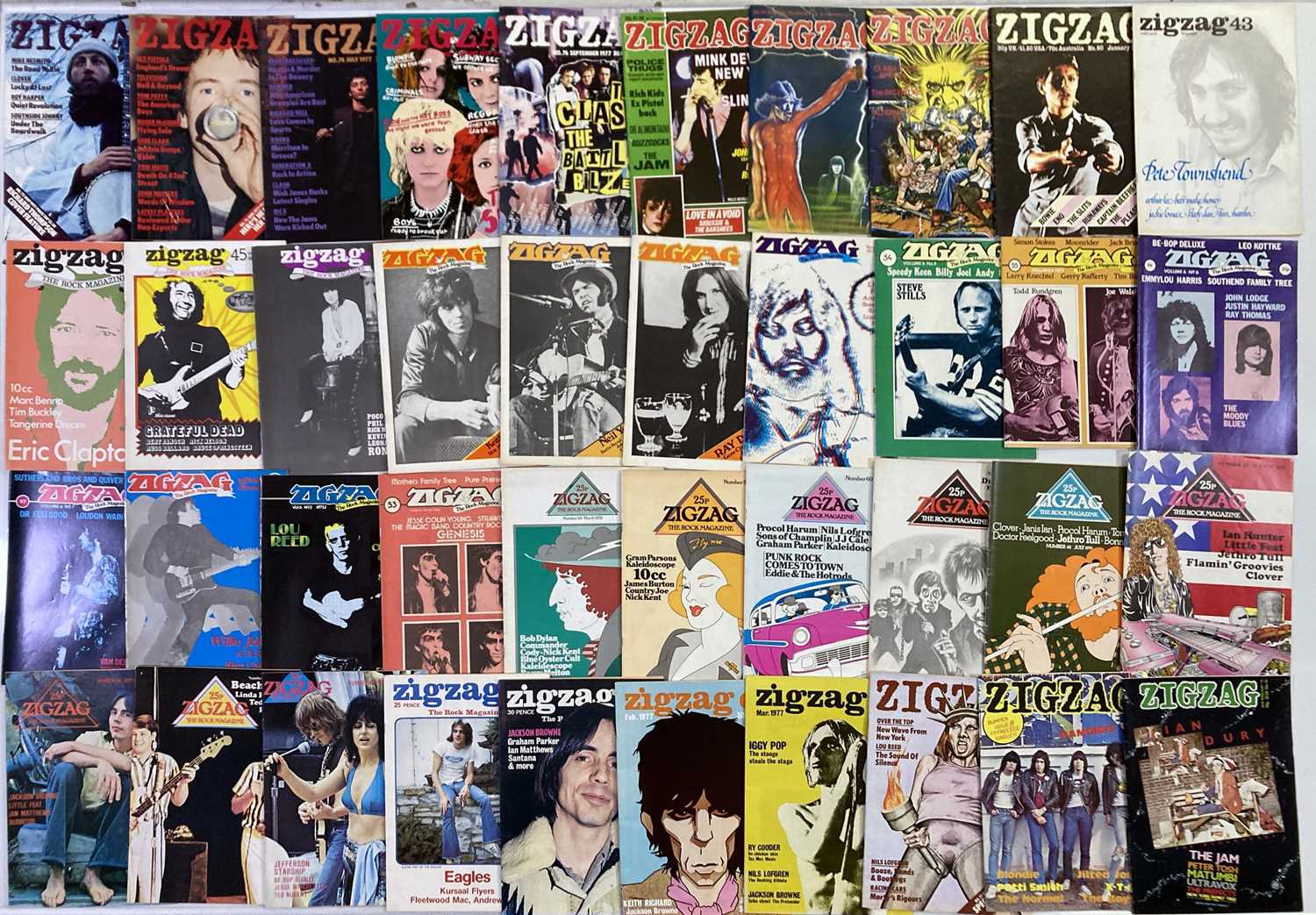 Lot 97 - ZIG ZAG MAGAZINE - 1976 - 1981.