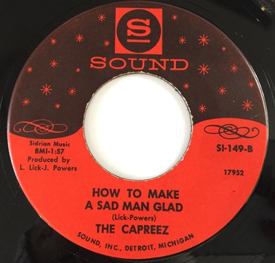 Lot 186 - THE CAPREEZ - HOW TO MAKE A SAD MAN GLAD 7" (US VINYL OG - NORTHERN - SOUND SI-149)