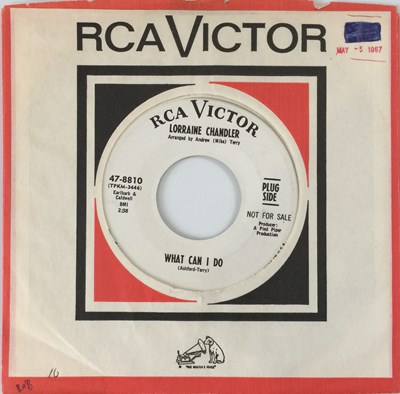 Lot 196 - LORRAINE CHANDLER - WHAT CAN I DO/ TELL ME YOU'RE MINE 7" (US PROMO - RCA 47-8810)