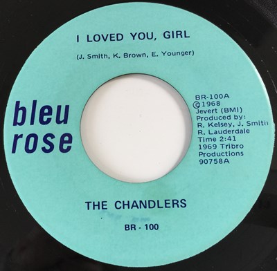 Lot 199 - THE CHANDLERS - YOUR LOVE KEEPS DRAWING ME CLOSER 7" (US NORTHERN - BLEU ROSE BR 100)