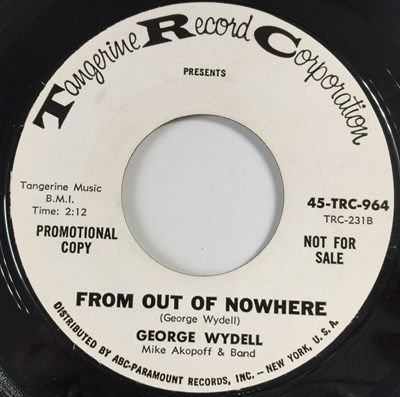 Lot 267 - GEORGE WYDELL - FROM OUT OF NOWHERE 7" (US PROMO - TANGERINE 45-TRC-964)