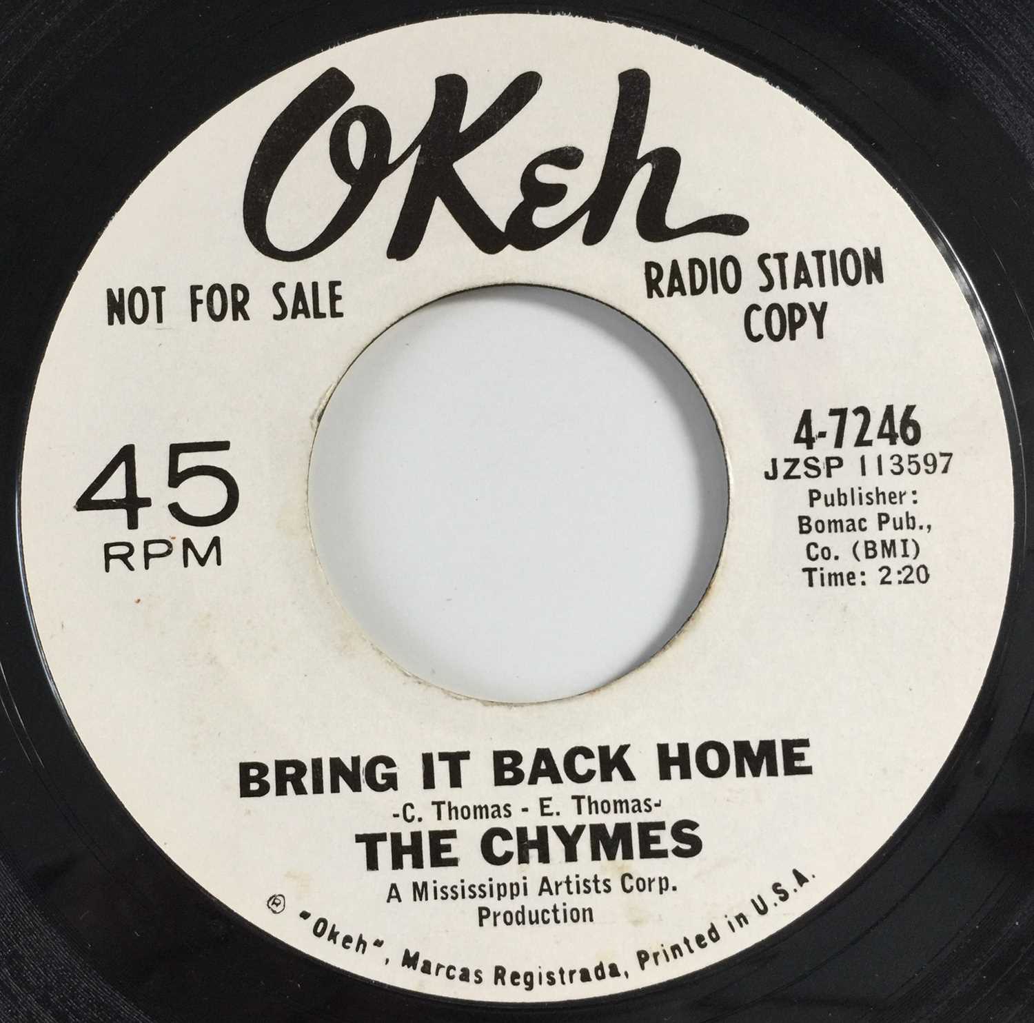 Lot 273 - THE CHYMES - BRING IT BACK HOME/ LET'S TRY