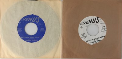 Lot 107 - VENUS RECORDS - KAREN SMALL - 7" RARITIES