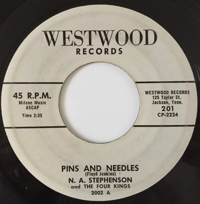 Lot 117 - N. A. STEPHENSON - PINS AND NEEDLES 7" (WESTWOOD RECORDS - CP-2224)