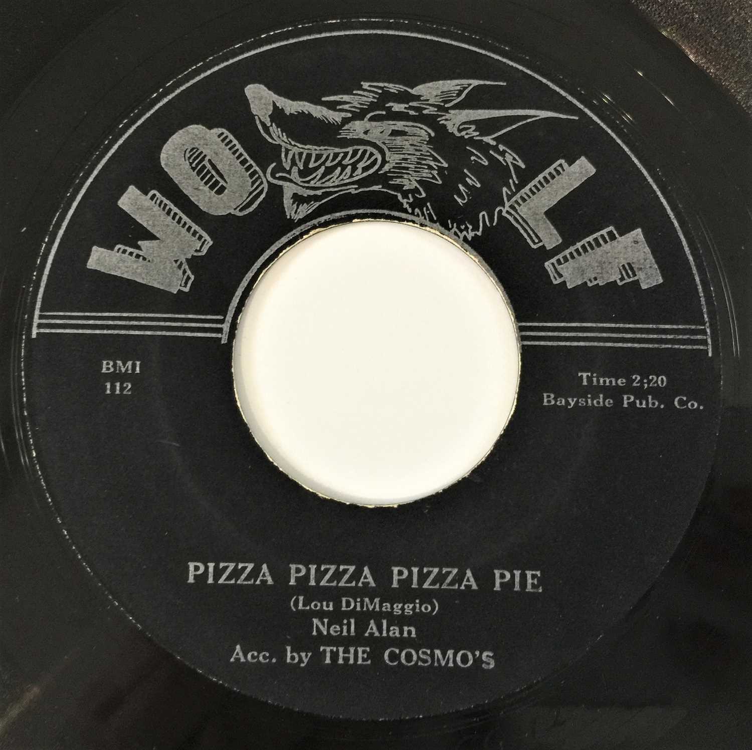 Lot 122 - NEIL ALAN - PIZZA PIZZA PIZZA PIE 7" (WOLF 112)