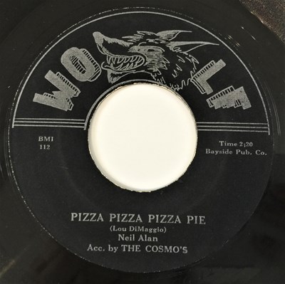 Lot 122 - NEIL ALAN - PIZZA PIZZA PIZZA PIE 7" (WOLF 112)