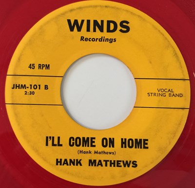 Lot 123 - HANK MATTHEWS - ALABAMA BOOGIE (WINDS RECORDINGS - JHM-101)