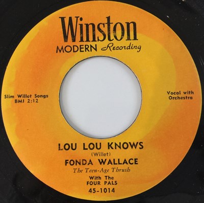 Lot 126 - FONDA WALLACE - LOU LOU KNOWS 7" (WINSTON - 45-1014)