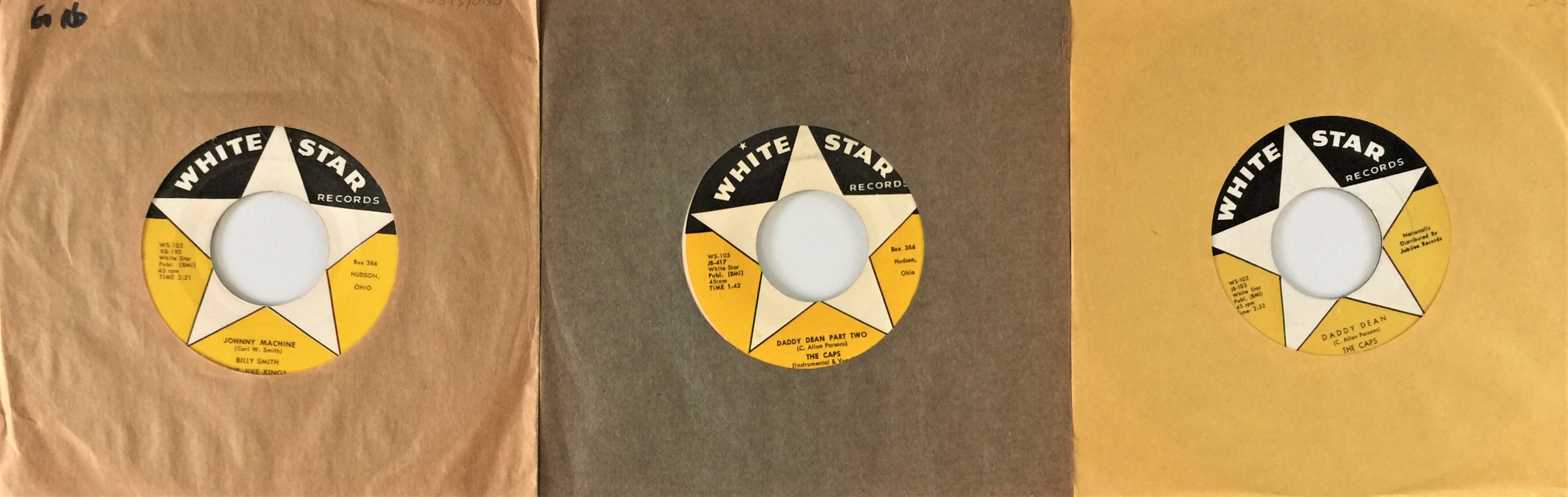 Record Label Star Lot 134 - WHITE STAR RECORDS - 7