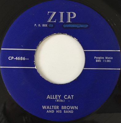 Lot 145 - WALTER BROWN AND HIS BAND - ALLEY CAT 7" (ZIP - CP-4686)