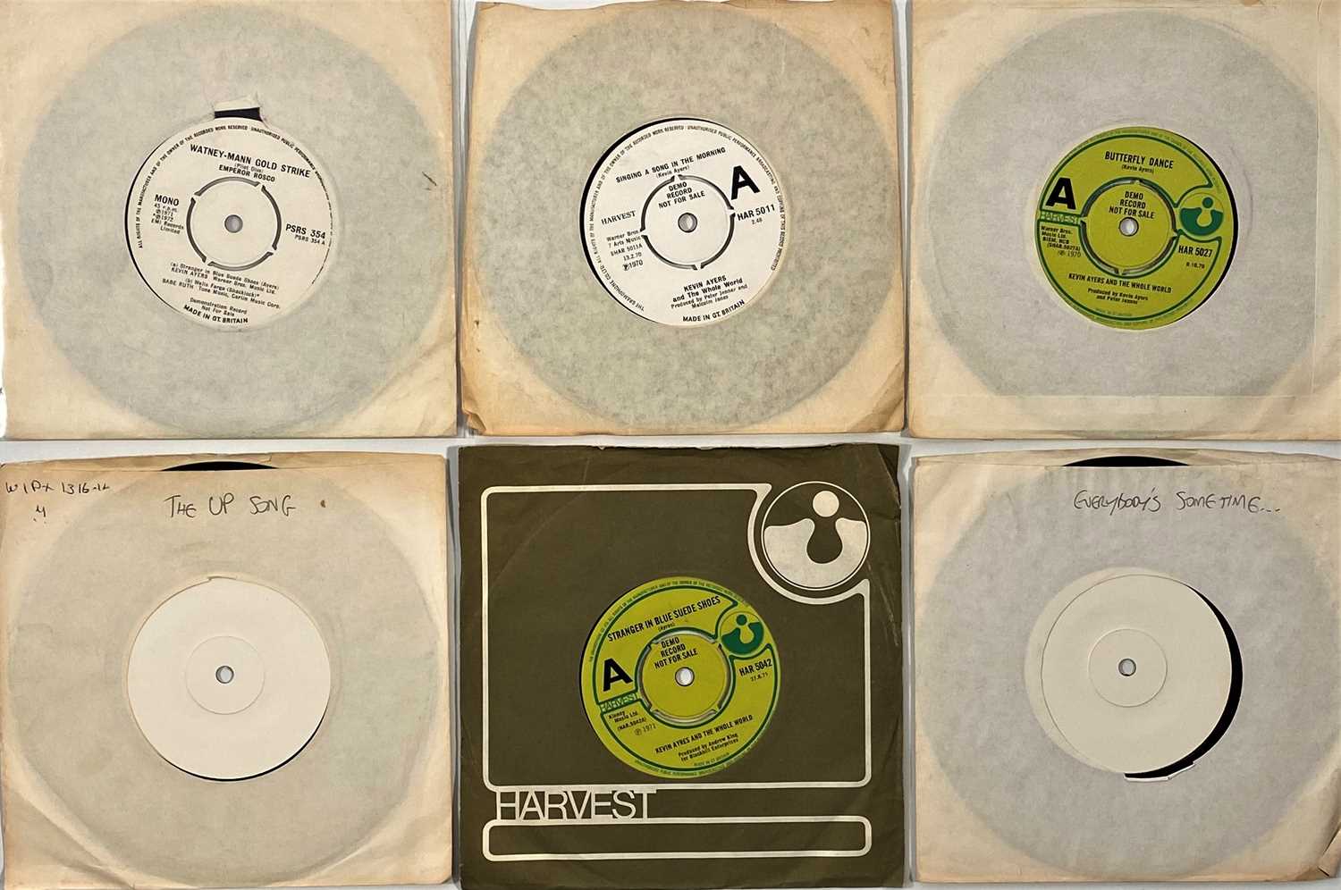 Lot 18 - KEVIN AYERS - 7" DEMOS/TEST PRESSINGS (UK)