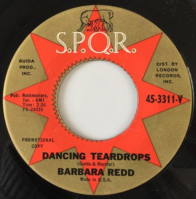 Lot 161 - BARBARA REDD - DANCING TEARDROPS (S.P.Q.R. 45-3311-V)