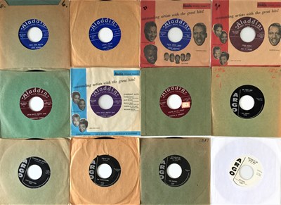 Lot 163 - ALADDIN / ARGO - RNB / SOUL / DOO WOP - 7" PACK