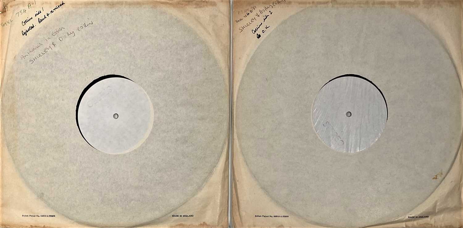 Lot 23 - SHIRLEY& DOLLY COLLINS - ANTHEMS IN EDEN LP - ORIGINAL UK WHITE LABEL TEST PRESSING (SHVL  754)