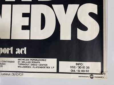 Lot 182 - THE DEAD KENNEDYS - A 1982 BELGIAN CONCERT POSTER.